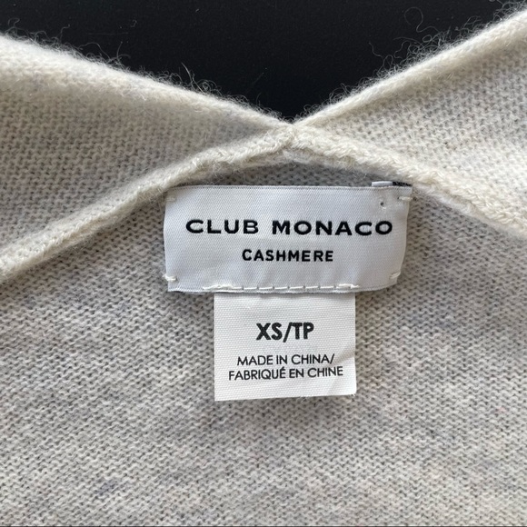 Club Monaco Cashmere Cowl sweater! Never Worn - Picture 9 of 11